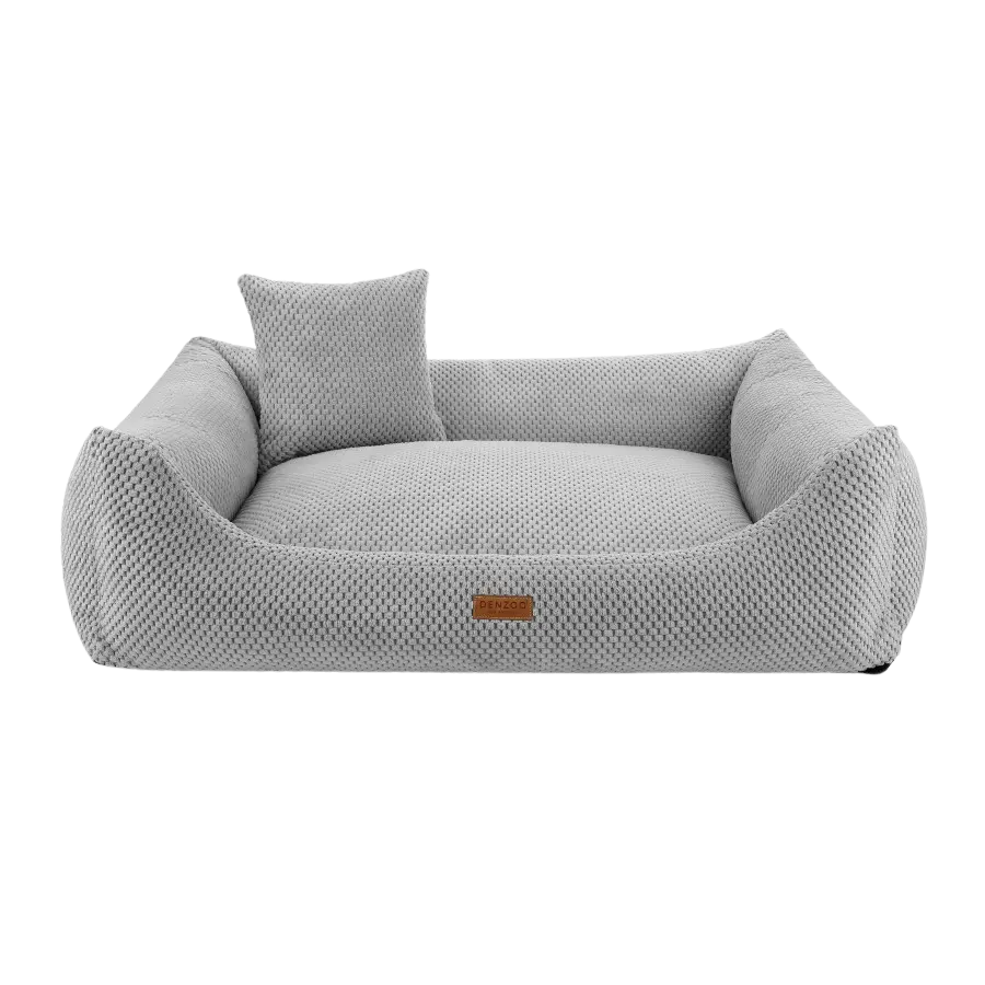 Legowisko dla psa i kota ortopedyczne szare - PRATO GREY DENZOO