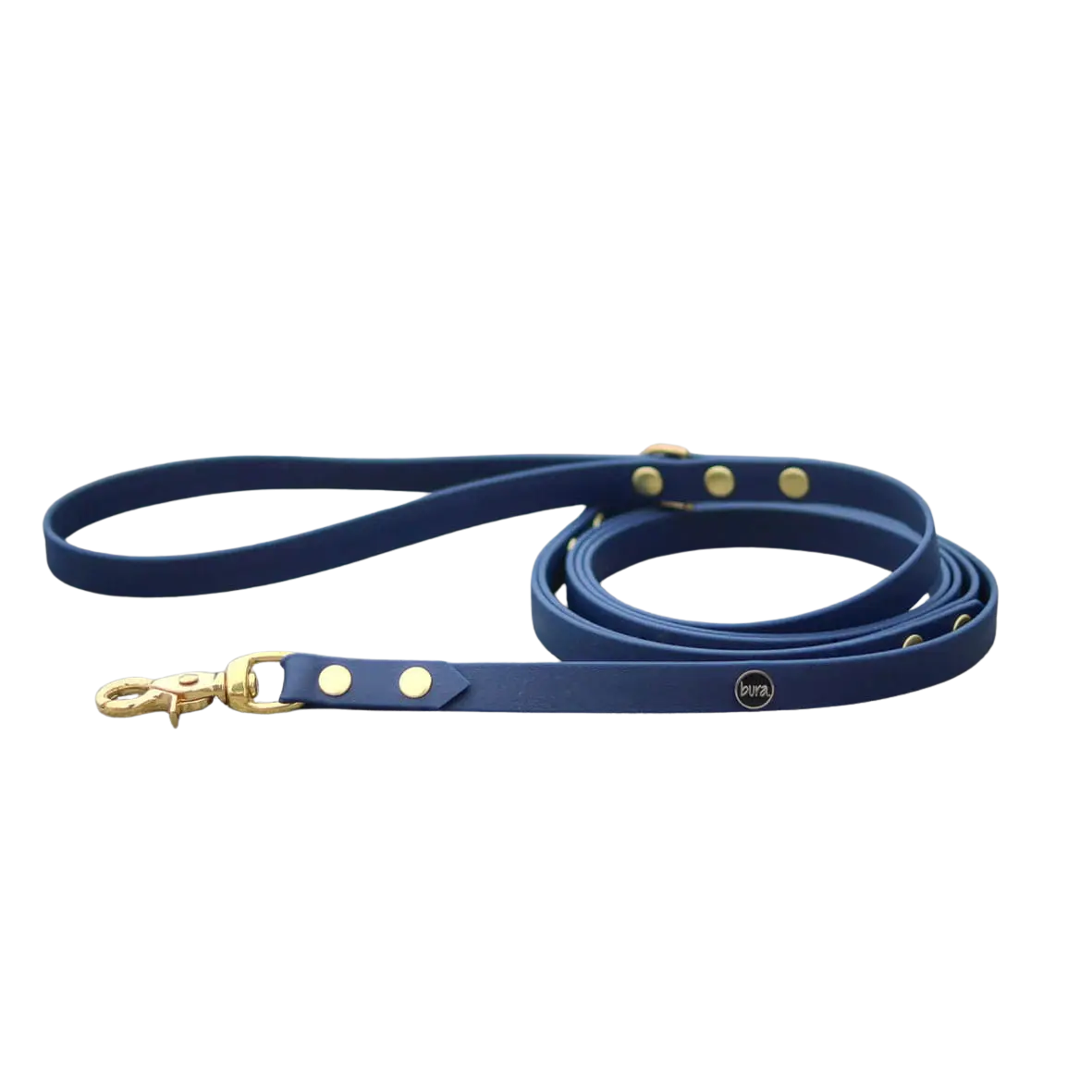 Smycz miejska z Biothane dla psa, granat / Royal dog BURA