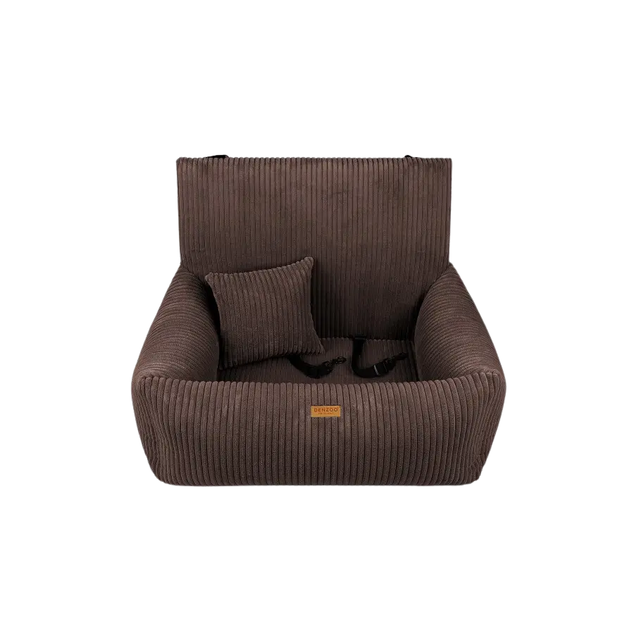 Fotelik samochodowy brązowy - MILANO BROWN DENZOO