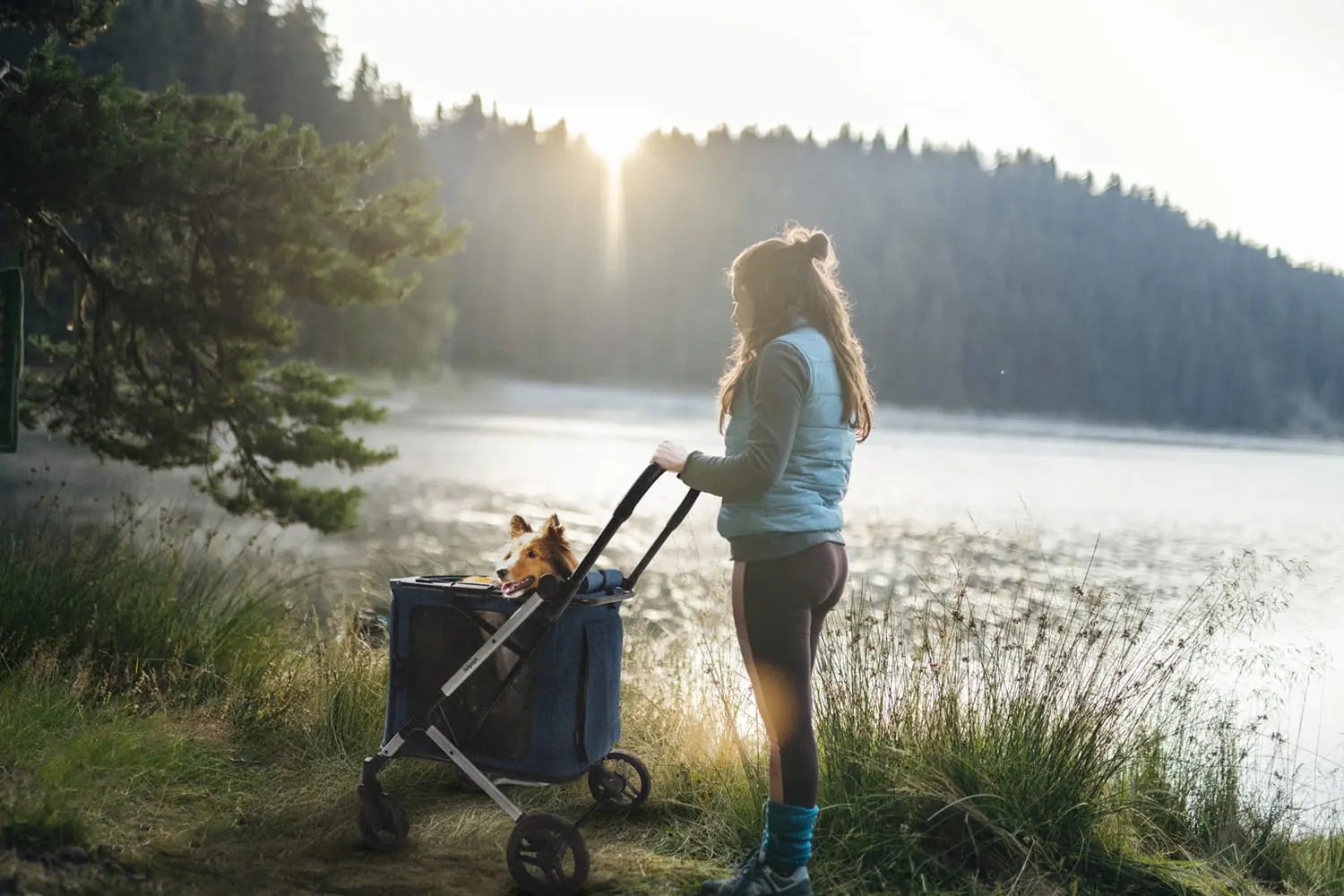 Ibiyaya Wózek BigBuddy - Crystal Teal Ibiyaya