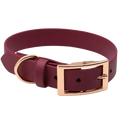 Załaduj obraz do przeglądarki galerii, Obroża na sprzączkę BioThane Wine Red Co Collar
