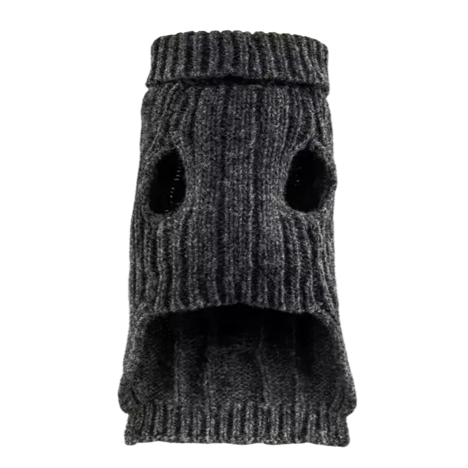 Sweterek dla psa ASPEN grafitowy Bowl & Bone