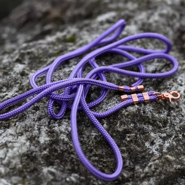 Smycz miejska linowa Lilac Purple Co collar