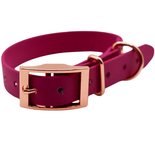 Obroża na sprzączkę BioThane Magenta Pink Co Collar