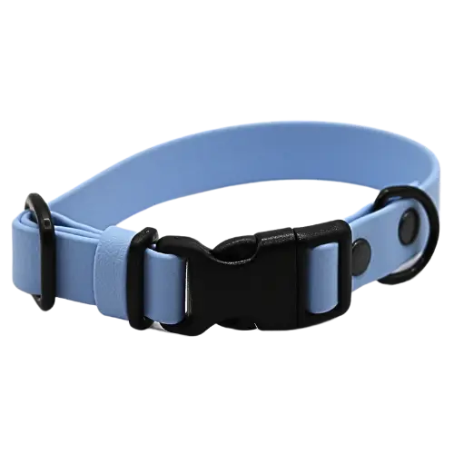 Obroża na klamrę BioThane Ice Blue Co Collar