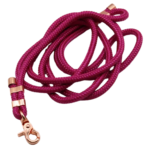 Smycz miejska linowa Magenta Pink Co collar