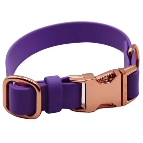 Obroża na klamrę BioThane Lilac Purple Co Collar