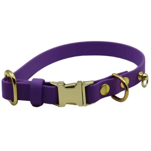 Obroża na klamrę BioThane Lilac Purple Co Collar