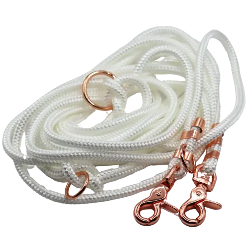 Smycz przepinana linowa Snow White Co collar