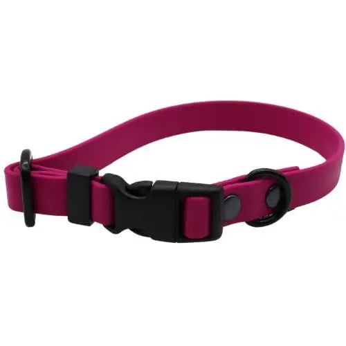 Obroża na klamrę BioThane Magenta Pink Co Collar