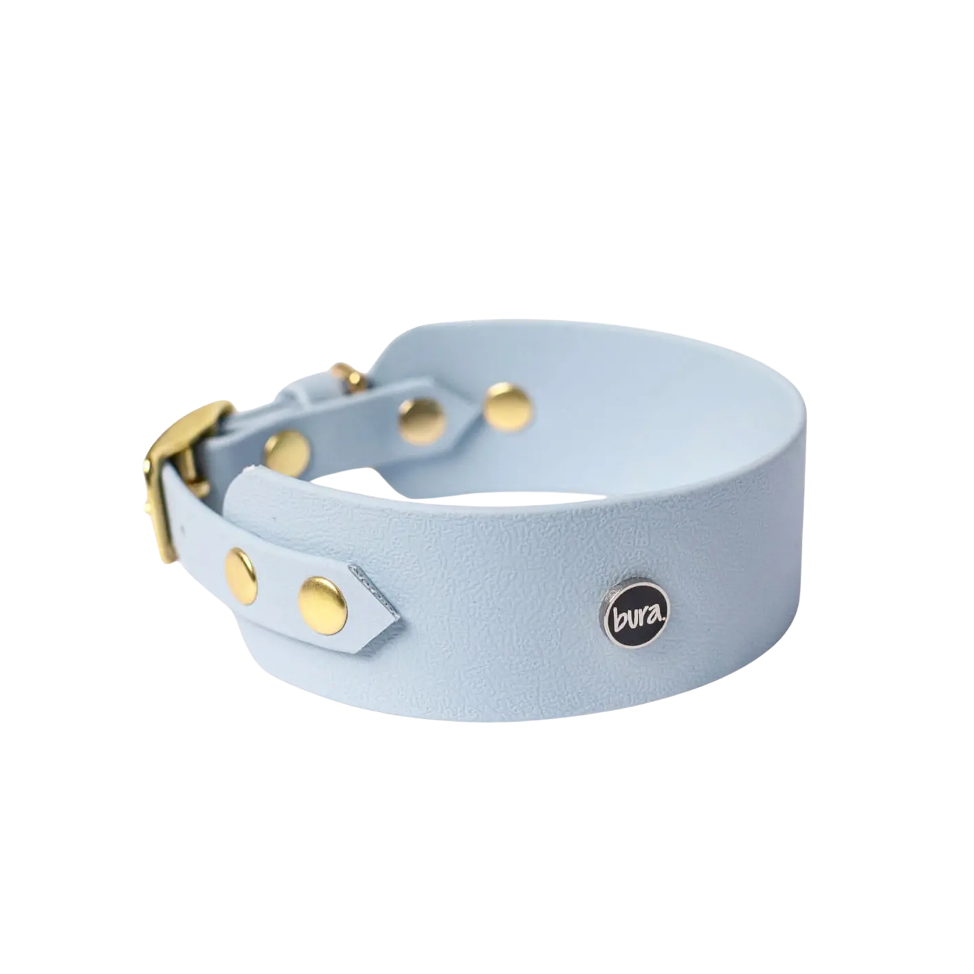 Obroża dla Charta na sprzączkę, PUPPY blue / pastelowy niebieski BURA