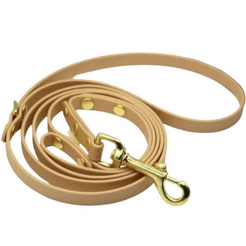 Smycz BioThane Champagne Beige Co Collar