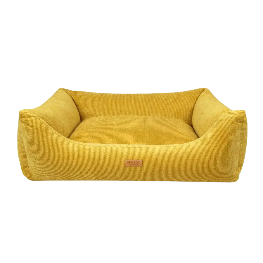 Legowisko dla psa i kota ortopedyczne żółte - PRATO YELLOW DENZOO