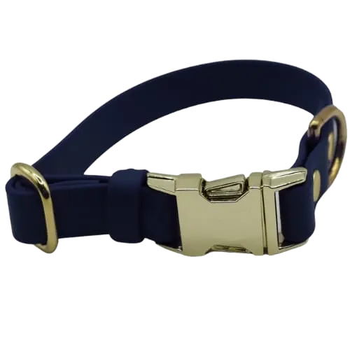 Obroża na klamrę BioThane Midnight Blue Co Collar
