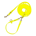 Załaduj obraz do przeglądarki galerii, Linka treningowa dla psa z taśmy HEXA, neonowy żółty BURA
