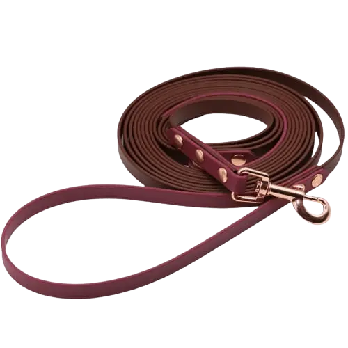 Smycz BioThane Redwood Brown Co Collar