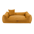 Załaduj obraz do przeglądarki galerii, Legowisko dla psa i kota ortopedyczne musztardowe - PRATO MUSTARD DENZOO
