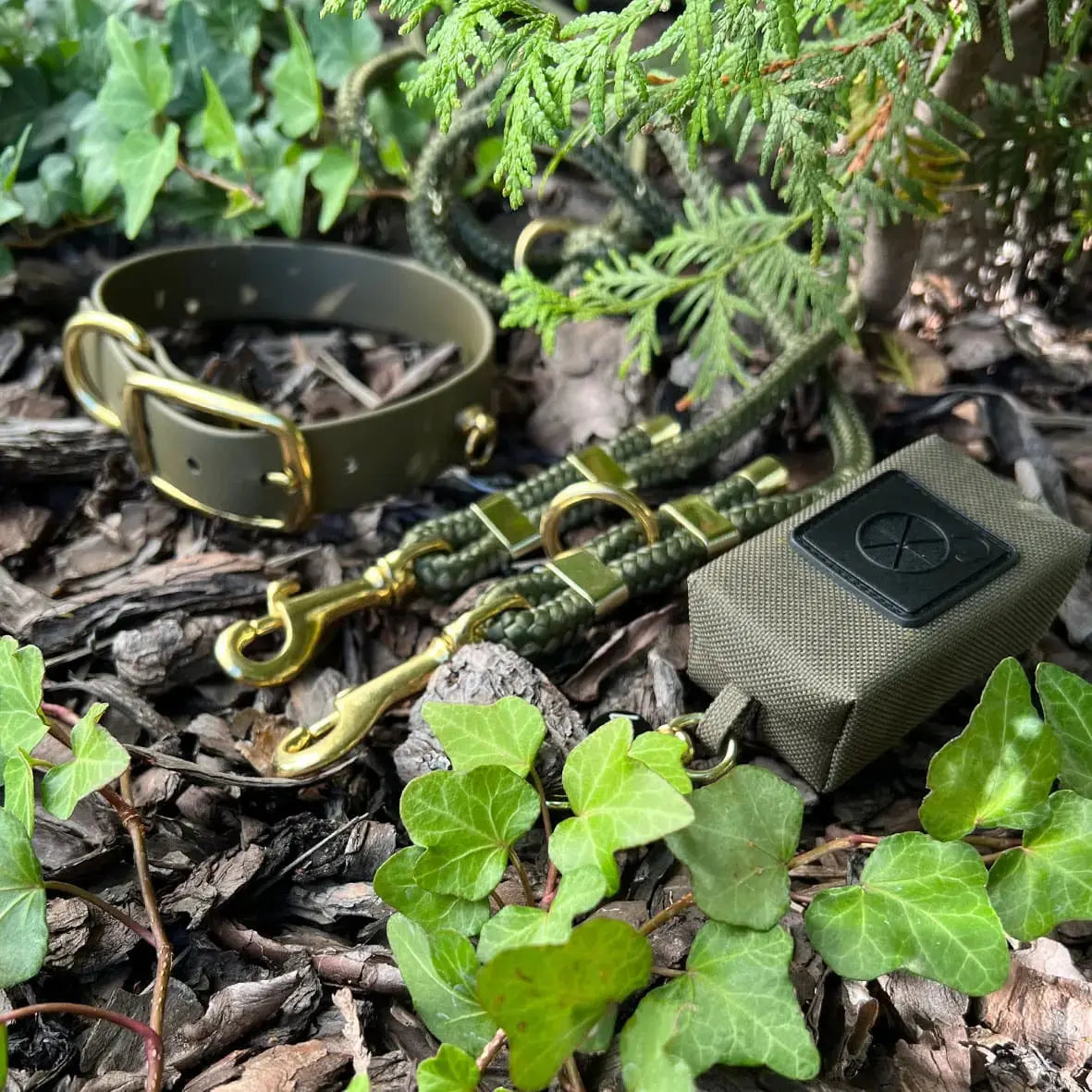 Etui na woreczki, militarna zieleń / WATAHA BURA