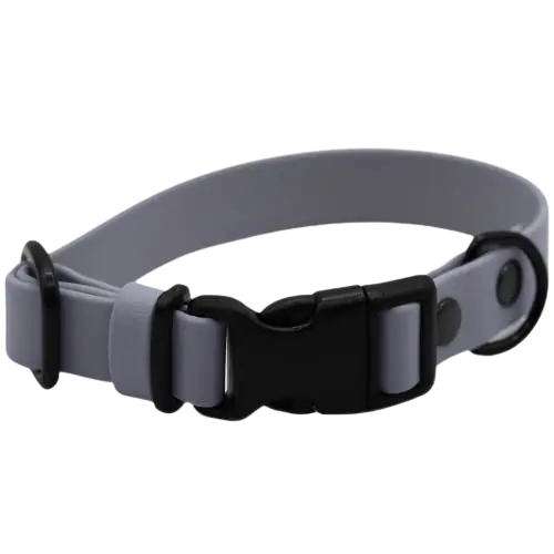 Obroża na klamrę BioThane Steel Grey Co Collar