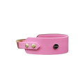Załaduj obraz do przeglądarki galerii, Obroża dla Charta na sprzączkę, PUPPY pink / pastelowy róż BURA

