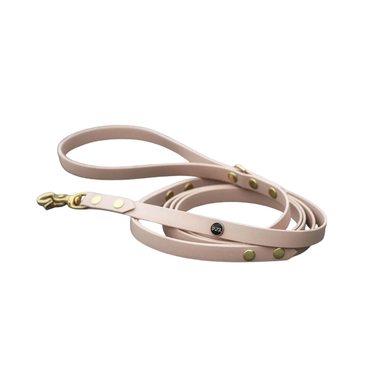 Smycz miejska z Biothane dla psa, pudrowy / PUP&cake BURA