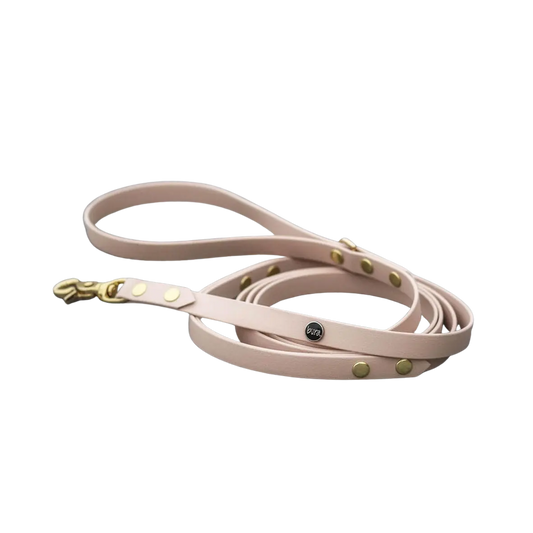 Smycz miejska z Biothane dla psa, pudrowy / PUP&cake BURA