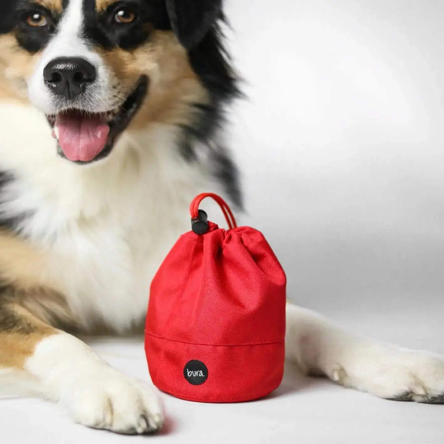 Saszetka na smaczki hot DOG / czerwony BURA