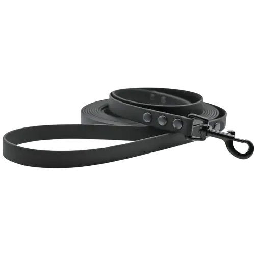Smycz BioThane Raven Black Co Collar