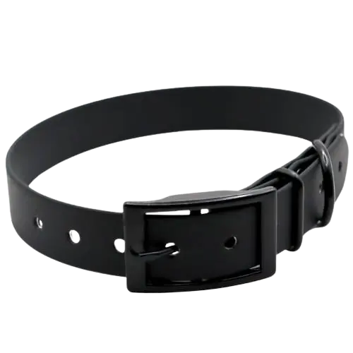 Obroża na sprzączkę BioThane Raven Black Co Collar