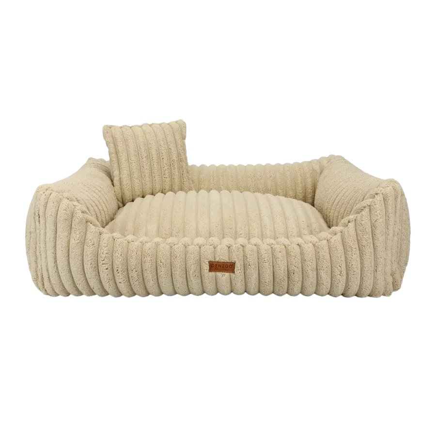 Legowisko premium dla psa i kota ortopedyczne beżowe - PALERMO BEIGE DENZOO