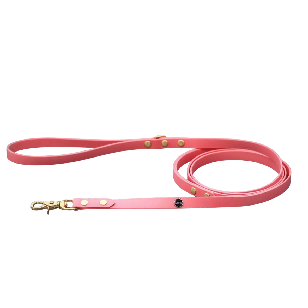 Smycz miejska z Biothane dla psa, koral / Psiutti frutti BURA