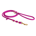 Załaduj obraz do przeglądarki galerii, Smycz miejska linowa dla psa, magenta / Pup Fiction BURA
