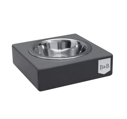 Miska dla psa SOLO grafitowa Bowl & Bone