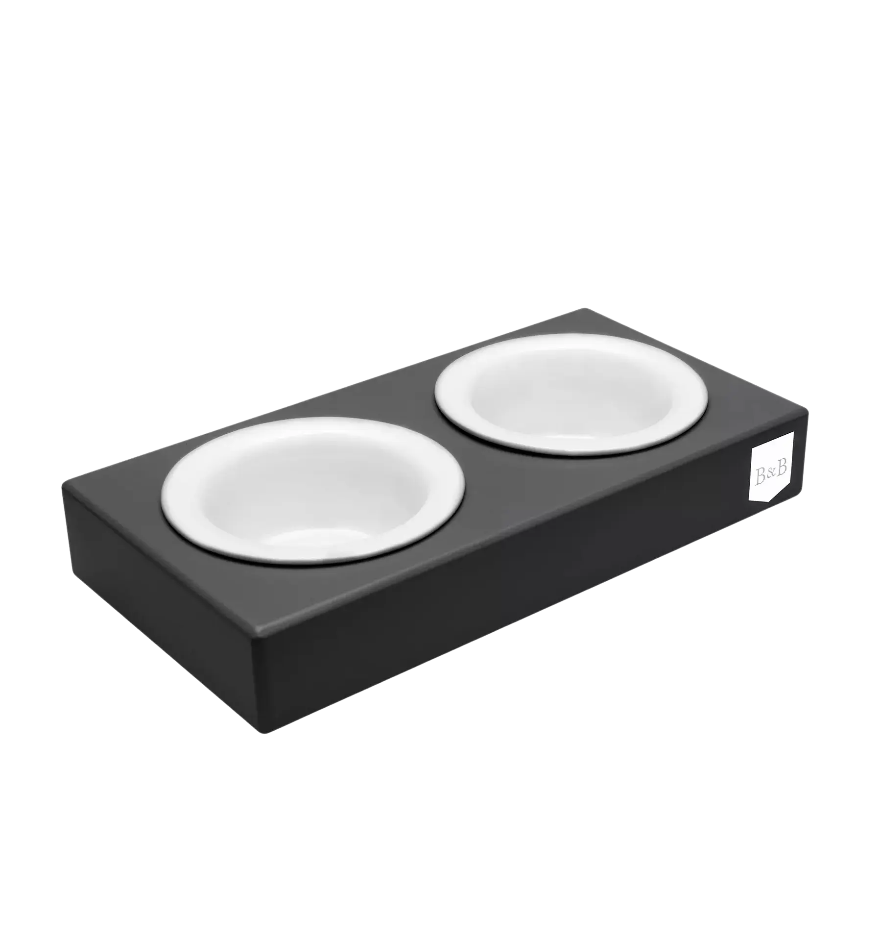 Miska dla psa DUO CERAMIC grafitowa Bowl & Bone