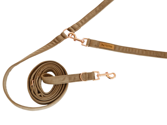 Smycz przepinana Brązowy Psotnik Psotnik