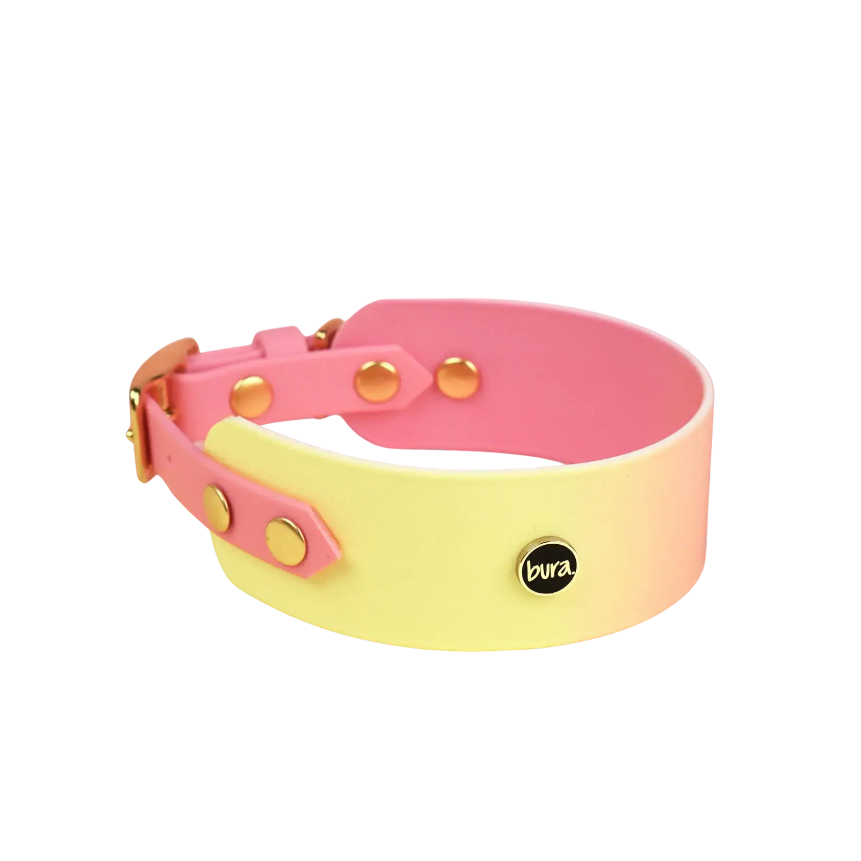 Obroża dla Charta na sprzączkę, Pink Malibu BURA