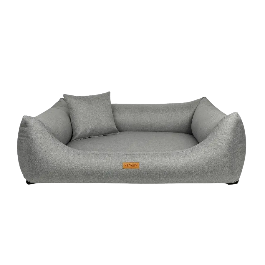 Legowisko dla psa i kota ortopedyczne jasne szare - MODENA LIGHT GREY DENZOO
