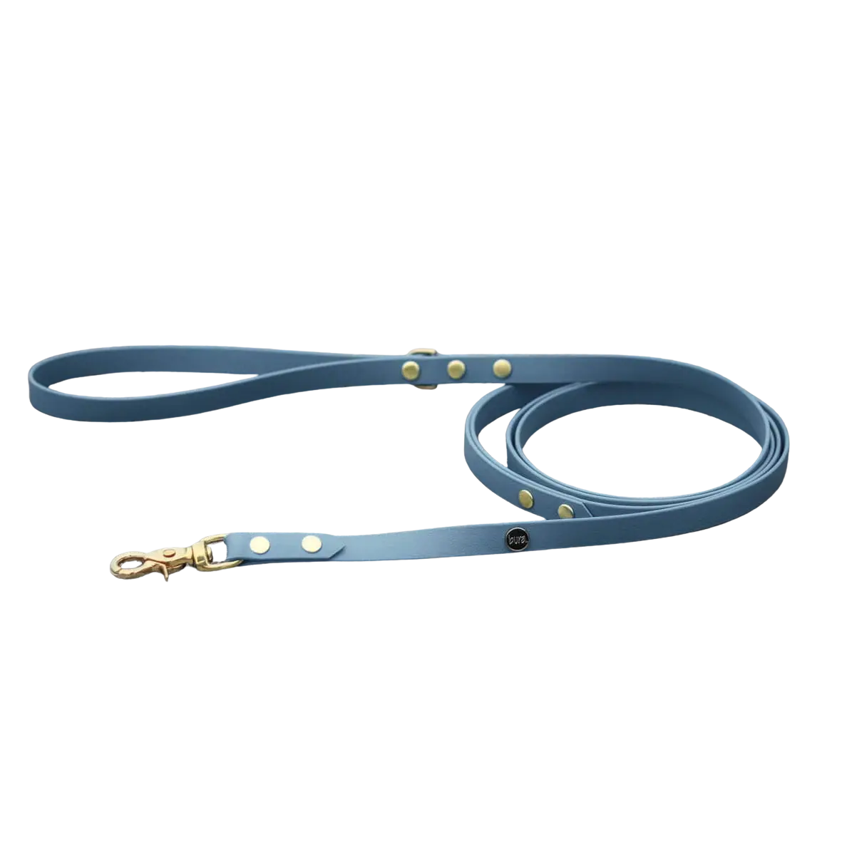 Smycz miejska z Biothane dla psa, blue jeans / denim DOG BURA