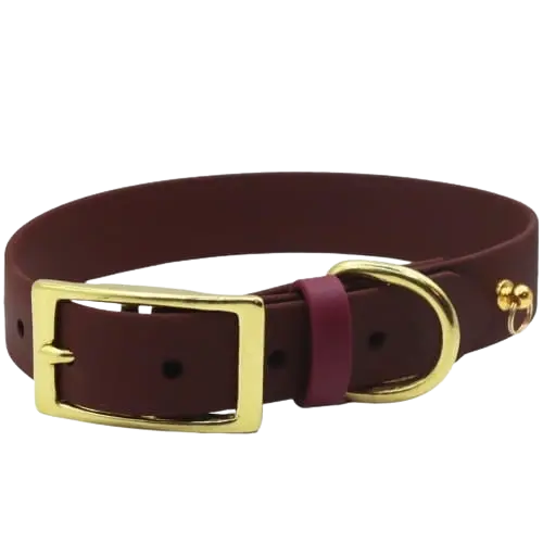 Obroża na sprzączkę BioThane Redwood Brown Co Collar