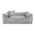Załaduj obraz do przeglądarki galerii, Legowisko premium dla psa i kota ortopedyczne szare - MILANO GREY DENZOO
