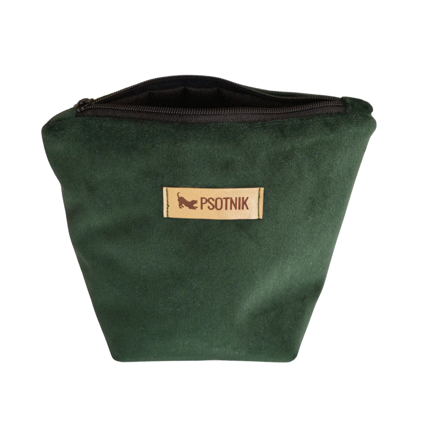 Saszetka na smaczki butelkowa zieleń Psotnik