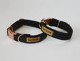 Załaduj obraz do przeglądarki galerii, Obroża z klamrą Psotnik czarna Psotnik
