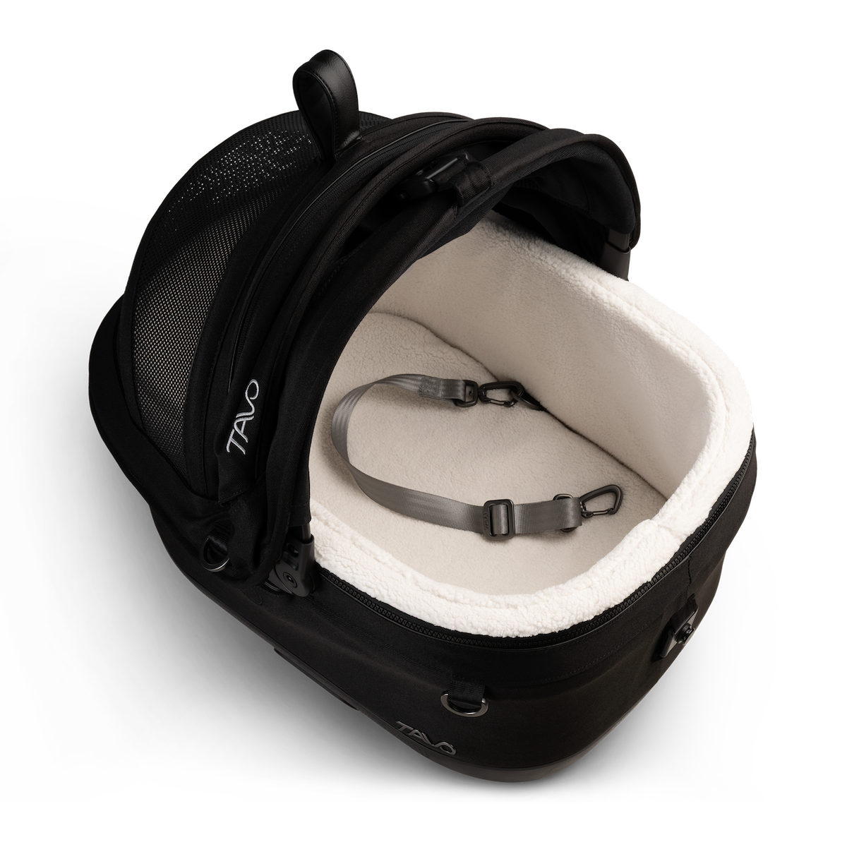 Tavo Maeve™ iso5X Onyx transporter samochodowy dla psa i kota do 13,5 kg