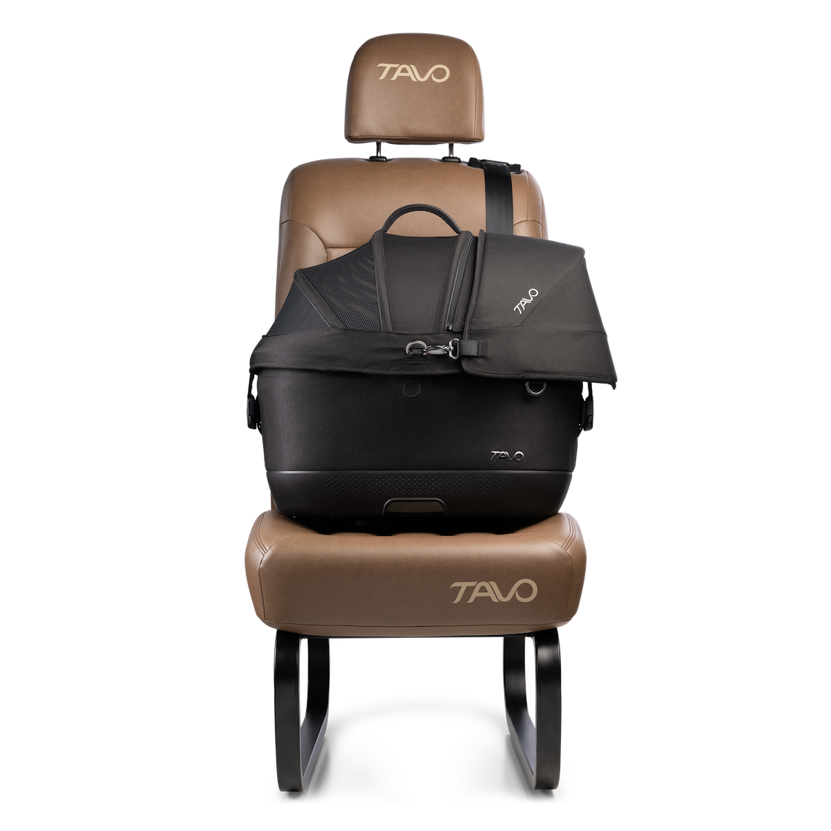 Tavo Maeve™ iso5X Onyx transporter samochodowy dla psa i kota do 13,5 kg