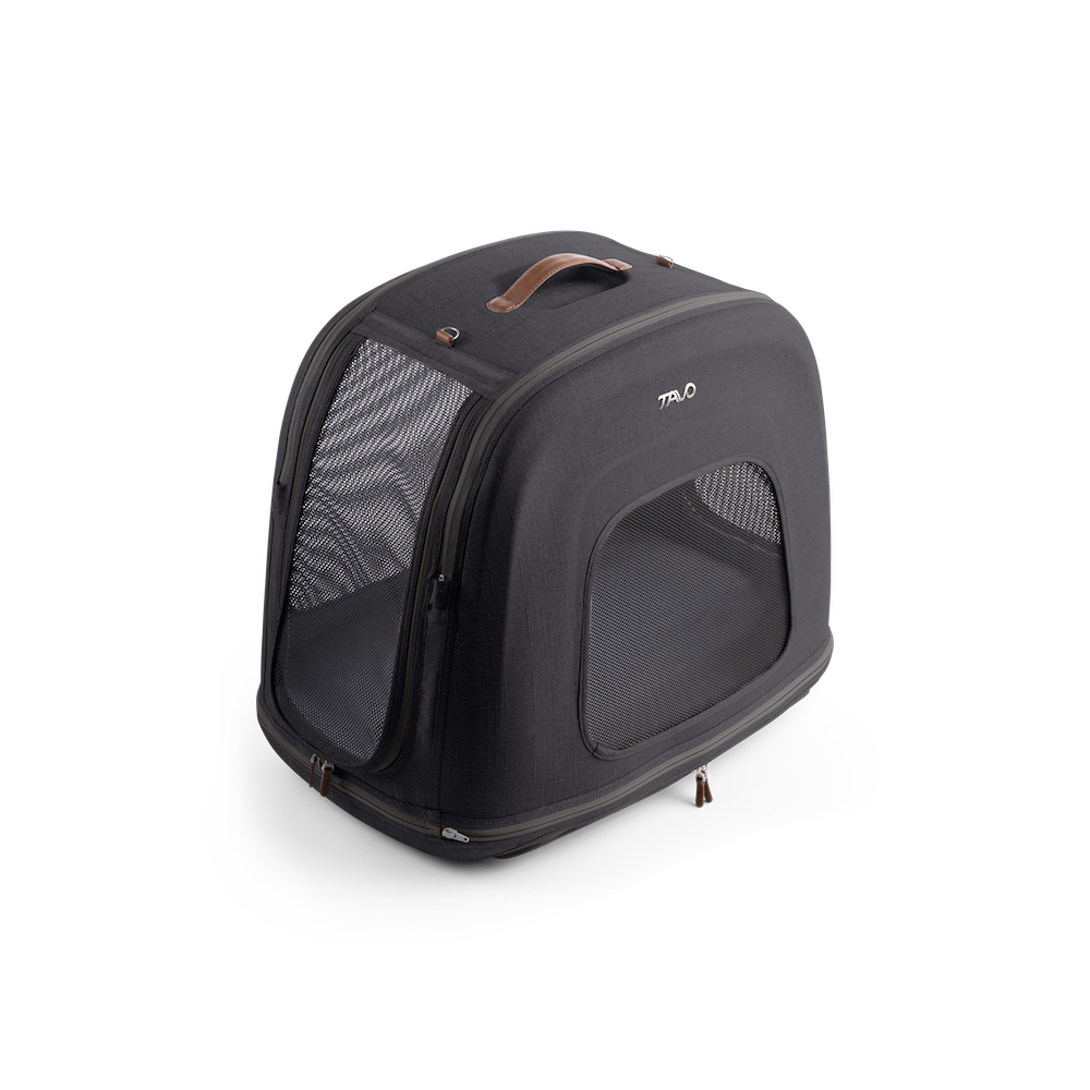 Tavo Crispin Onyx transporter samochodowy dla psa i kota do 22,5 kg, rozmiar S