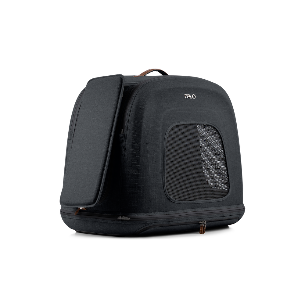 Tavo Crispin Onyx transporter samochodowy dla psa i kota do 22,5 kg, rozmiar S