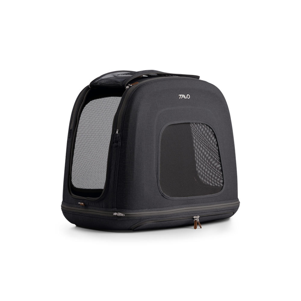 Tavo Crispin Onyx transporter samochodowy dla psa i kota do 22,5 kg, rozmiar S