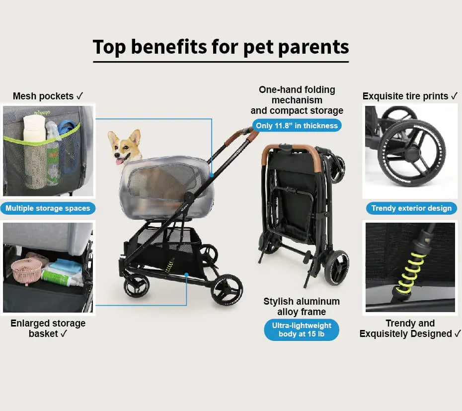 Ibiyaya Wózek dla psa i kota Neorider Ibiyaya