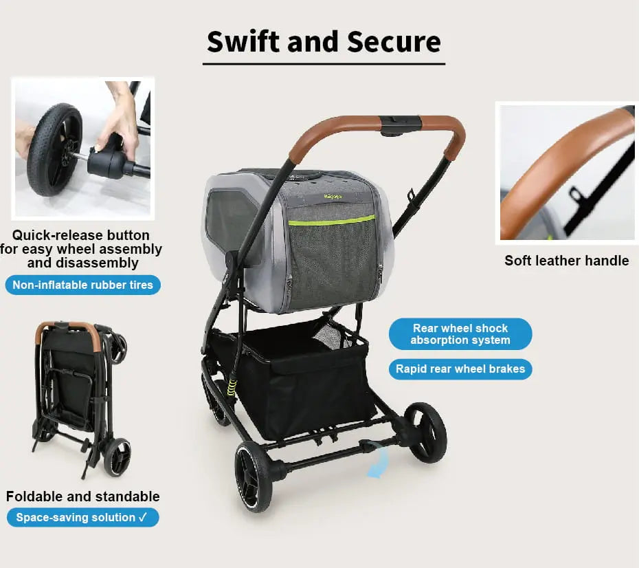 Ibiyaya Wózek dla psa i kota Neorider Ibiyaya