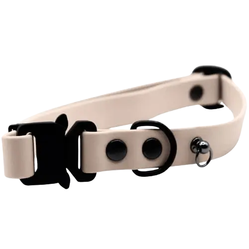 Obroża na klamrę BioThane Porcelain Beige Co Collar